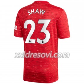Manchester United Luke Shaw 23 Domaći Nogometni Dres 2020-2021